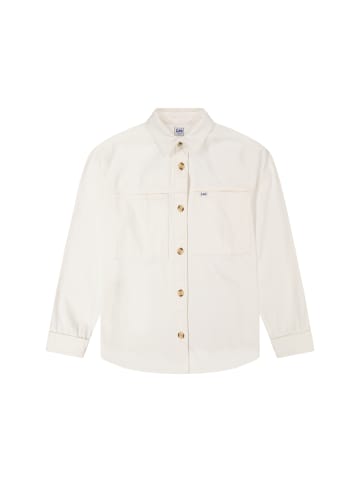 Lee Langarmhemd Utility Over in Powder White