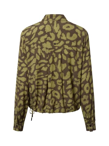 MARC CAIN SPORTS Hemdbluse in oliv erbse - 0001