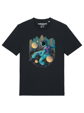 wat? Apparel T-Shirt Techno Astronaut in Schwarz