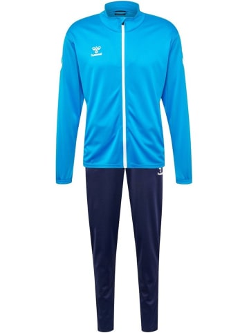 Hummel Trainingsanzug "Hmllogo Suit" in Blau