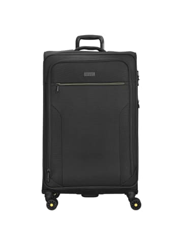 D&N Travel Line 9704 - 4-Rollen-Trolley L 78 cm erw. (dark red) in schwarz