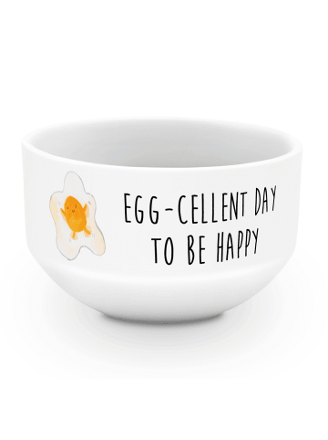 Mr. & Mrs. Panda Schüssel Spiegelei Ei mit Spruch in Weiß