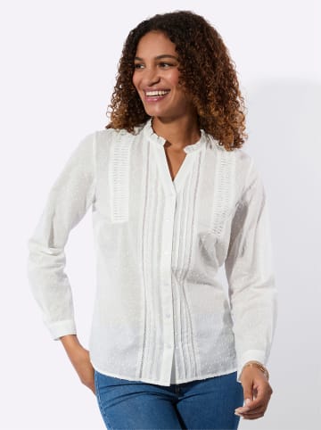 WITT WEIDEN Spitzen-Bluse in ecru