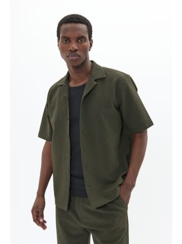 Matinique Kurzarmhemd MAklampo Gerade Passform in Light Army
