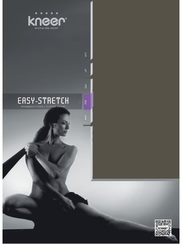 Kneer EASY-STRETCH Q25 180/200 - 200 /200 cm bis 180/220 - 200/220 cm in schiefer