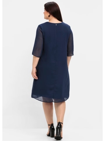 sheego Cocktailkleid in marine