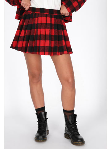 myMo ROCKS Women Skirt in black red check