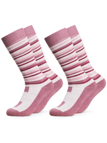 Occulto 2er Pack Skisocken Mondi in Rosa