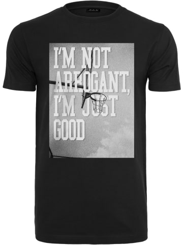 Mister Tee T-Shirt "I'm Not Arrogant" in Schwarz