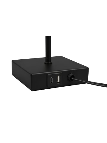 Reality Leuchten Tischleuchte OLE in schwarz matt