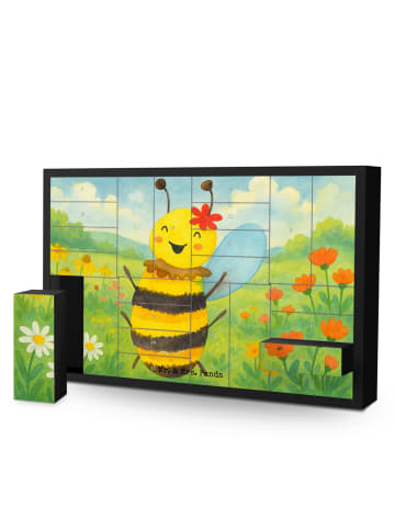 Mr. & Mrs. Panda Adventskalender Biene Happy Design ohne Spruch in Weiß