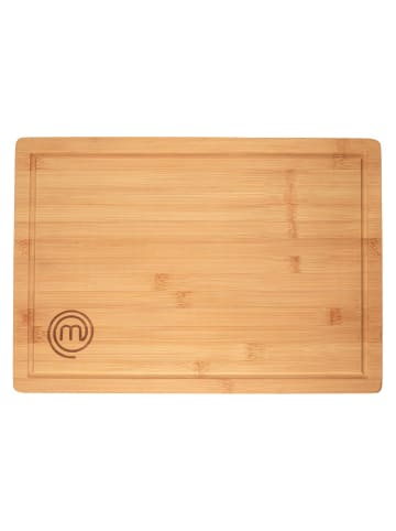 MasterChef Bambus-Schneidebrett 38,5 x 27,5 cm in Braun