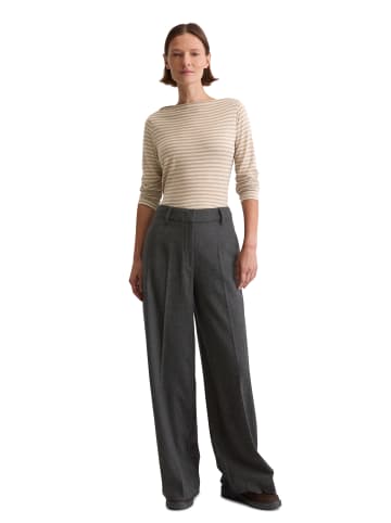 Marc O'Polo Streifen-Longsleeve regular in Light Beige