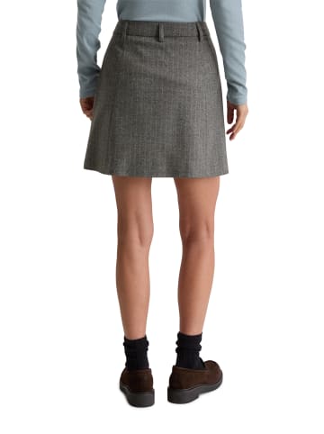 Marc O'Polo Nadelstreifen-Minirock A-Shape in Dark Grey