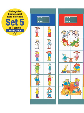 Oberschwäbische Magnetspiele Lernspiel Set 5: Kindergarten ab 3 Jahren in Bunt