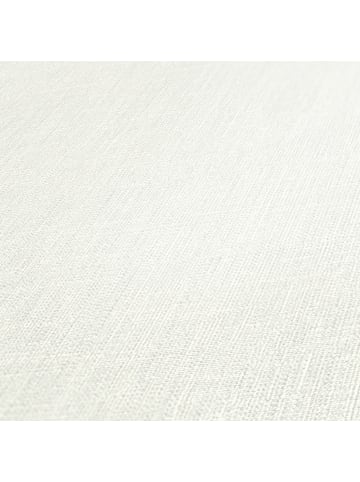 A.S. Création Tapete Rough Weave in Leinenweiß