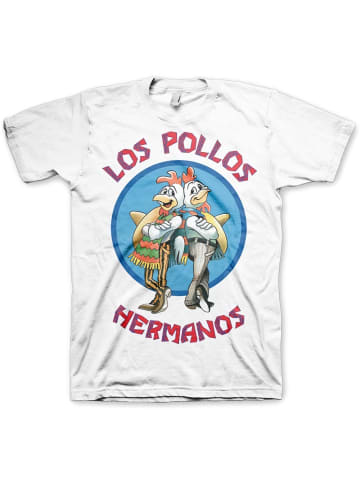 Breaking Bad T-Shirt "Los Pollos Hermanos Big Tall T-Shirt" in Weiß
