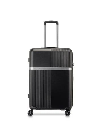 Roncato Airglam 4 Rollen Trolley M 68 cm mit Dehnfalte in nero