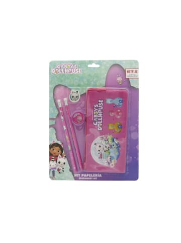 Gabby's Dollhouse Federmäppchen Schreibset mit Etui 2 Bleistifte