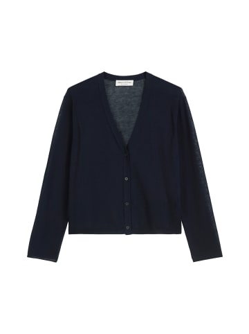 Marc O'Polo Feinstrick-Cardigan slim in Dark Navy