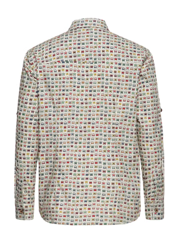 King Kerosin King Kerosin Langarmhemd Love Bus in offwhite