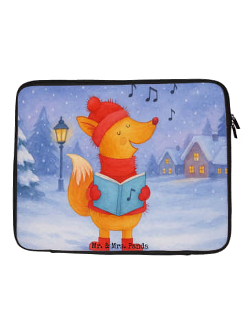 Mr. & Mrs. Panda Laptoptasche Fuchs Sänger Design ohne Spruch in Weiß
