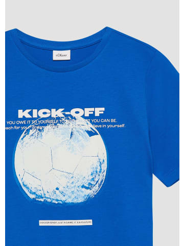 s.Oliver T-Shirt in 5604_royalblau