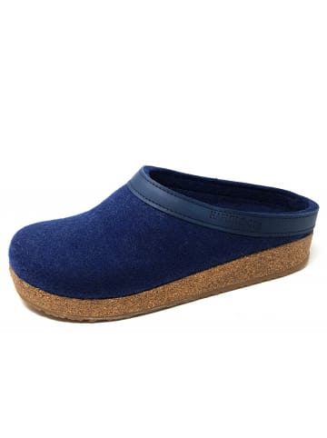 HAFLINGER Hausschuh Grizzly Torben  in Blau