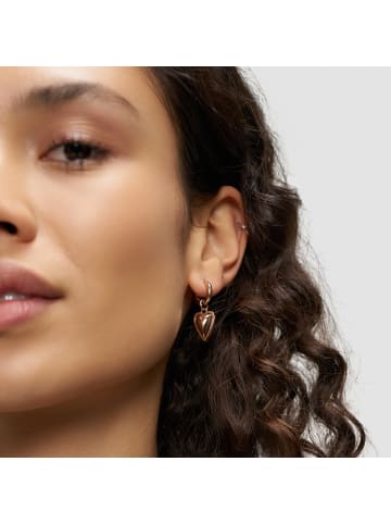 LIEBESKIND BERLIN Creolen Metal Heart in roségold