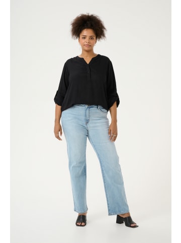 KAFFE curve Jeans KCkanna Slim fit in Light Blue Washed Denim