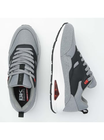 British Knights Sneaker Lennox in grau/schwarz/rot