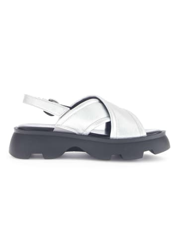 Gabor Riemchensandalen in silber