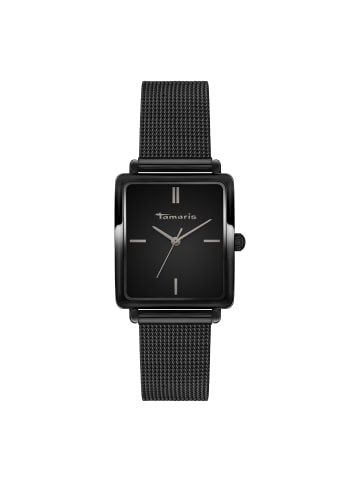 Tamaris Uhr Square Meets Mesh in schwarz