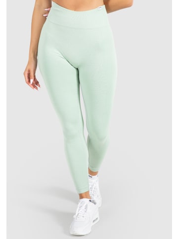 SMILODOX Leggings Amaze Scrunch Pro in Grün Melange