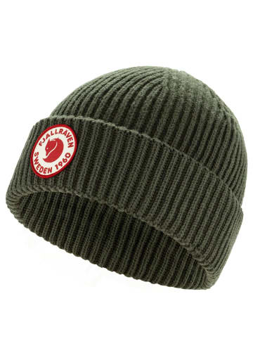 FJÄLLRÄVEN Lite Logo Hat - Mütze (grey) in deep forest