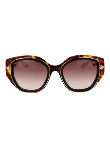 Roberto Cavalli Frauen Sonnenbrille Schmetterling Schwarz