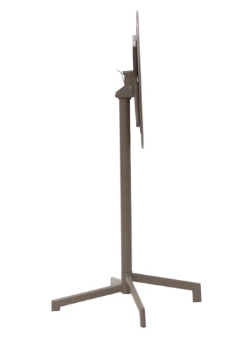 ebuy24 Gartentisch Adam Cappuccino 60 x 60 cm