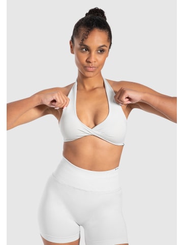 SMILODOX Sport BH Myrah Twisted in Hellgrau