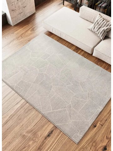 Atticgo Kurzflor-Teppich PORTO in beige / grau