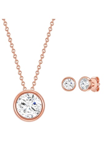 Rafaela Donata Schmuckset Sterling Silber verziert mit Kristallen von Swarovski® in roségold