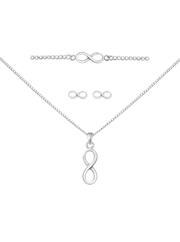 Alexander York Schmuckset INFINITY in 925 Sterling Silber, 5-tlg.