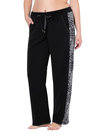 Ulla Popken Loungewear Hose in schwarz