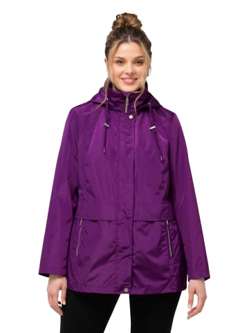 Ulla Popken Funktionsjacke in dunkles violett