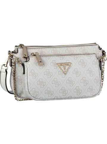 Guess Umhängetasche Noelle Double Pouch Crossbody in Dove Logo