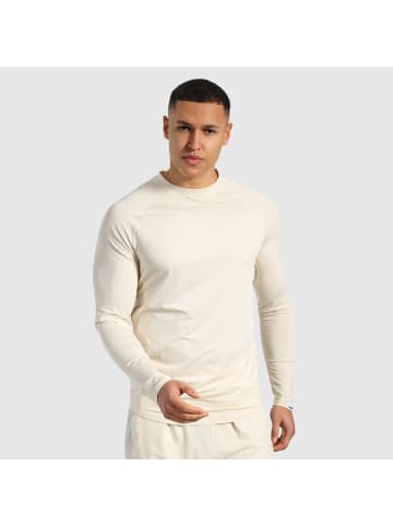 SMILODOX Longsleeve Powerfit in Creme