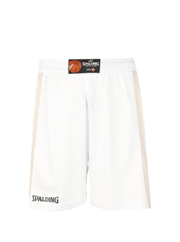 Spalding Shorts Jam in weiß / silber