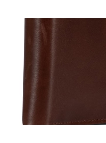 Jost Vardo Geldbörse RFID Schutz Leder 10.5 cm in brown
