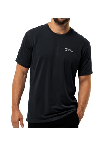 Jack Wolfskin Vonnan S/S T M in Schwarz