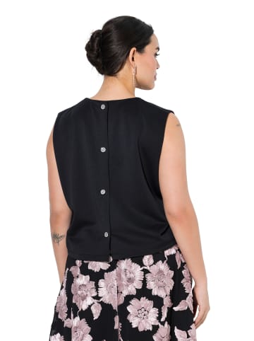 Ulla Popken Sweatshirt in schwarz