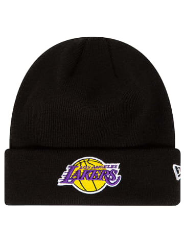 NEW ERA New Era Essential Cuff Beanie Los Angeles Lakers Hat in Schwarz